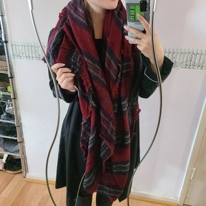 Aritzia Wilfred Stripe Blanket Scarf